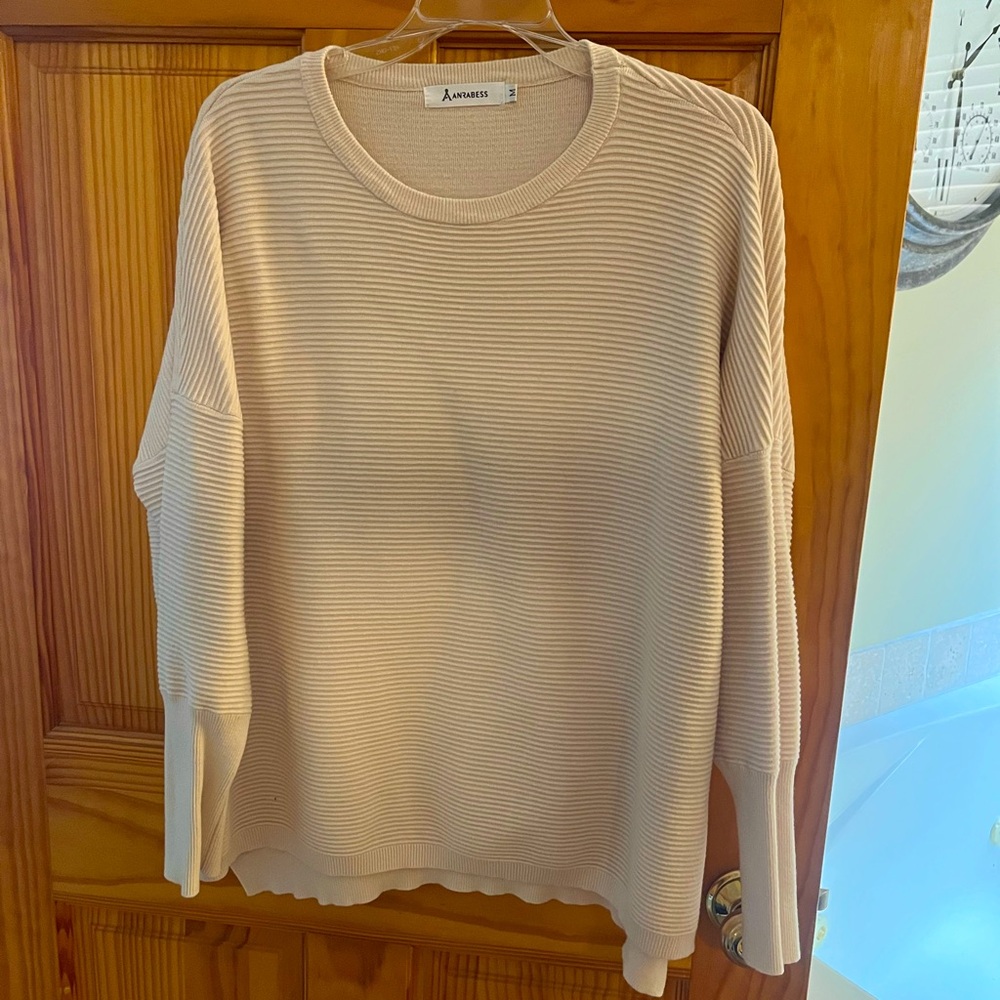 Crème tunic sweater